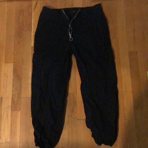 Black cargo pants
